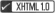 Valid XHTML 1.0