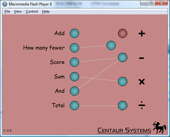 Maths Vocab Game screenshot